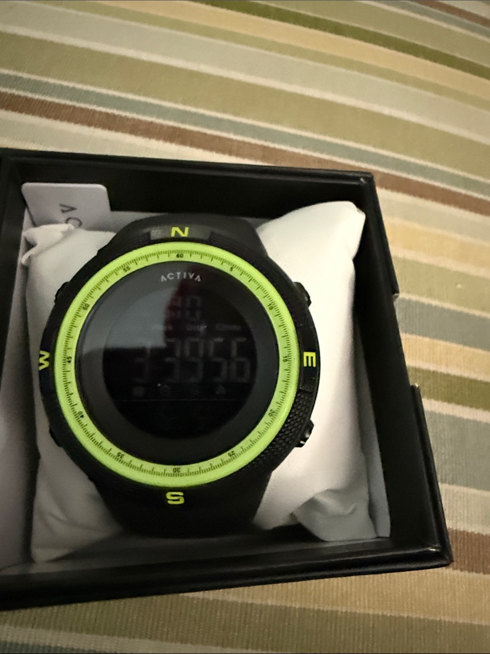 Activa Digital Sport Watch - Neon Yellow/Black